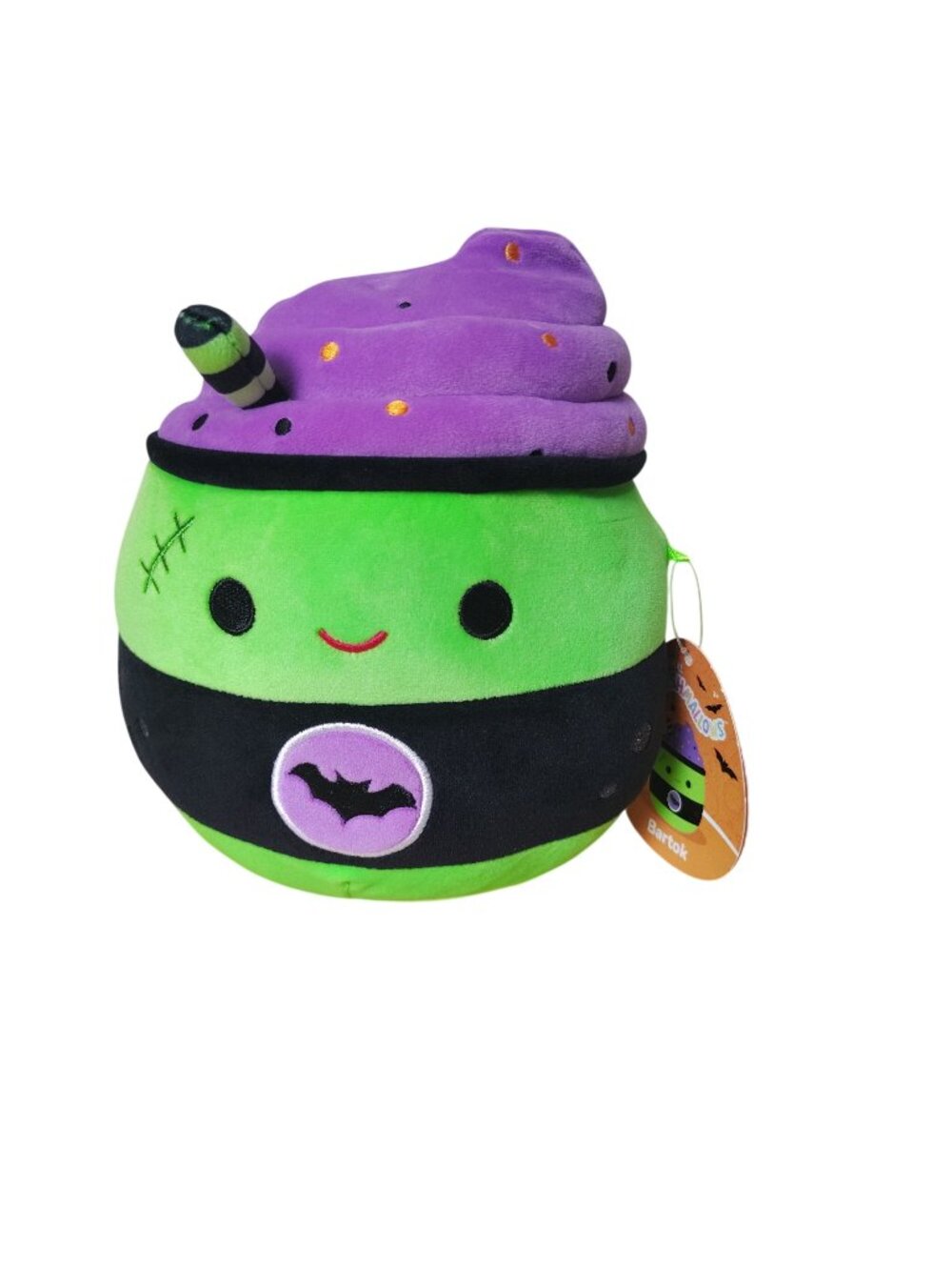 Squishmallows Bartok Witch Cauldron Plush 8 Inch Halloween Monster Soft Toy NWT